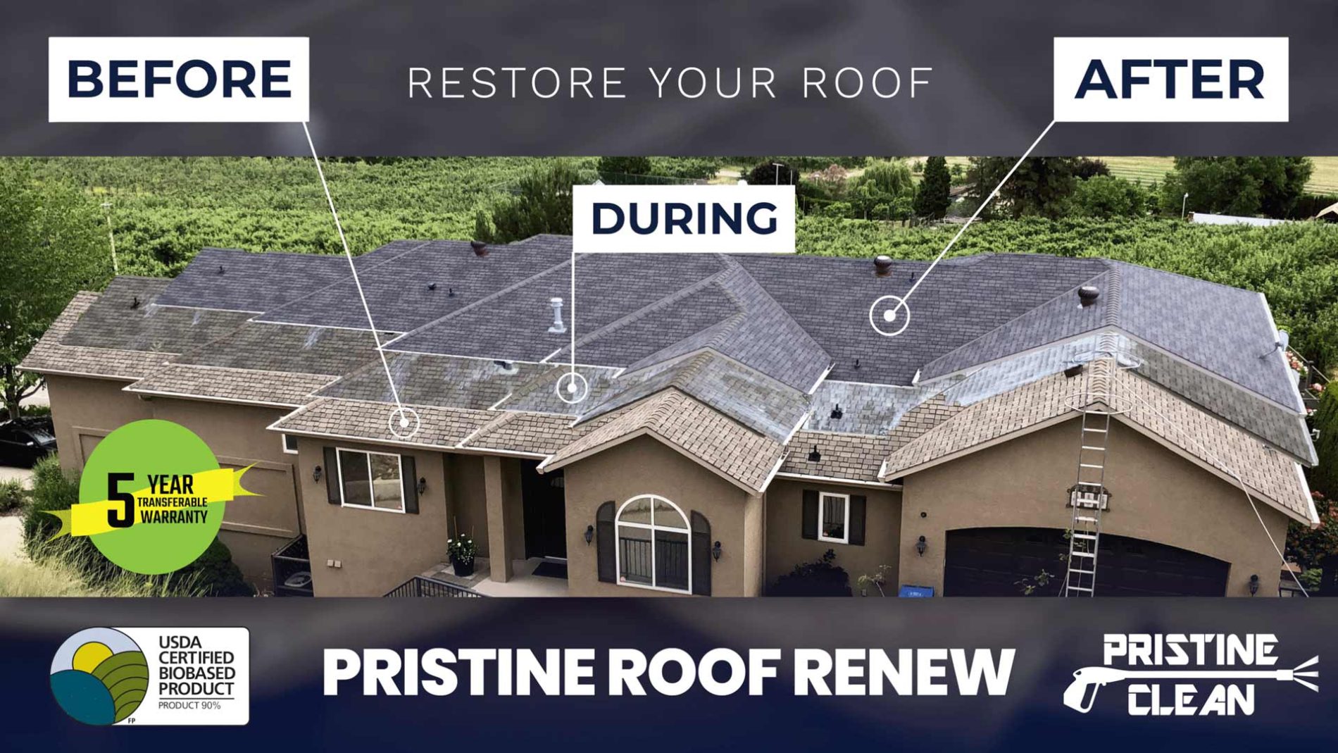 Roof Renew Shingle Rejuvenation Cleveland Pristine Clean